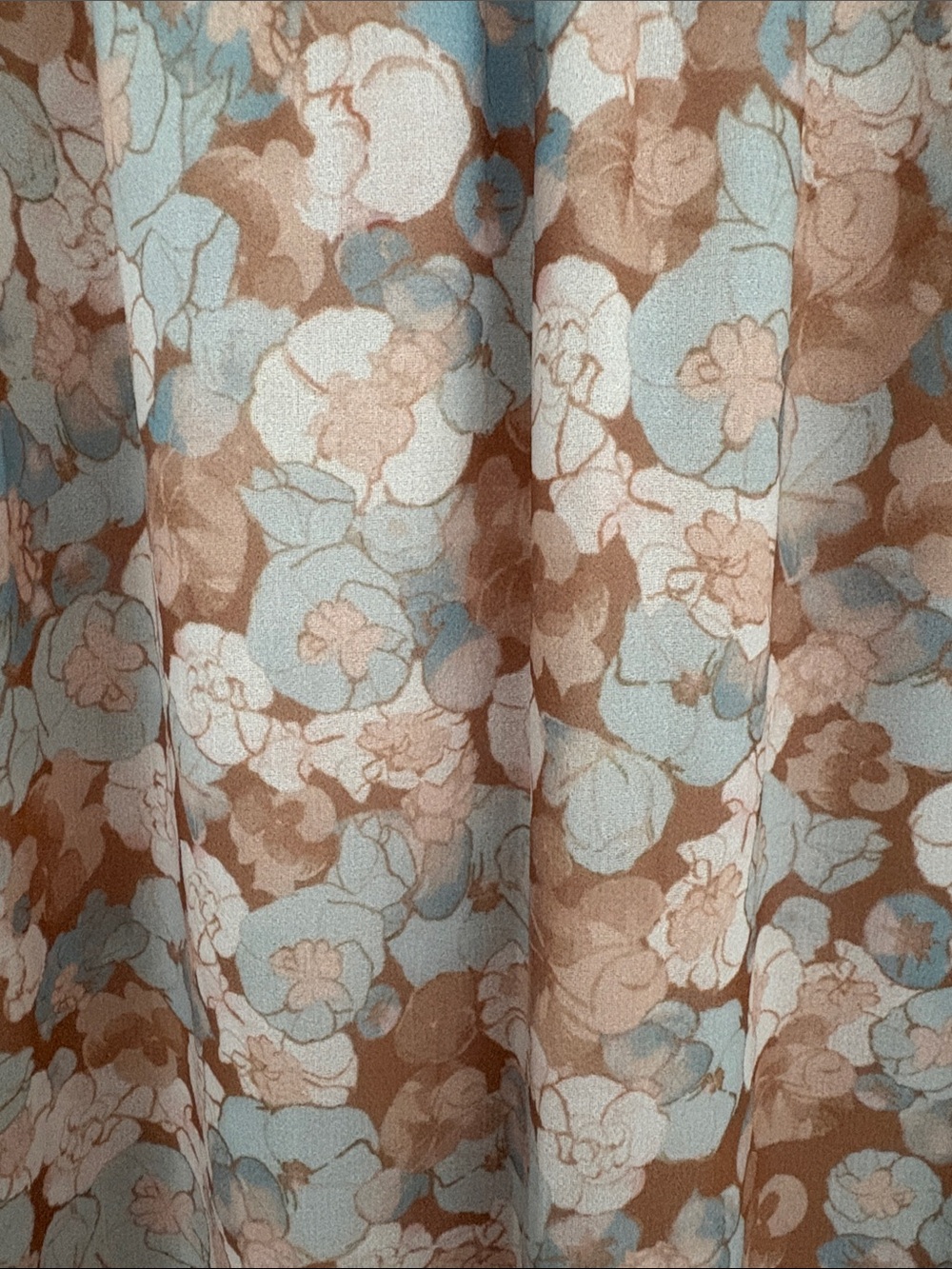 Wilfred Boho Floral Smocked Waist Lined Floral Midi Dress – Size M - Picture 7 of 11